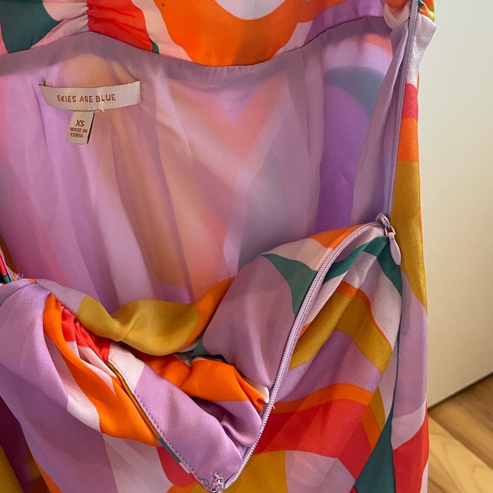 Vici Darla Wrap Midi Skirt-Skies are Blue - Picture 6 of 6